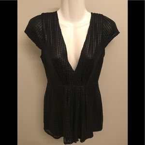 Luxxel black textured romper